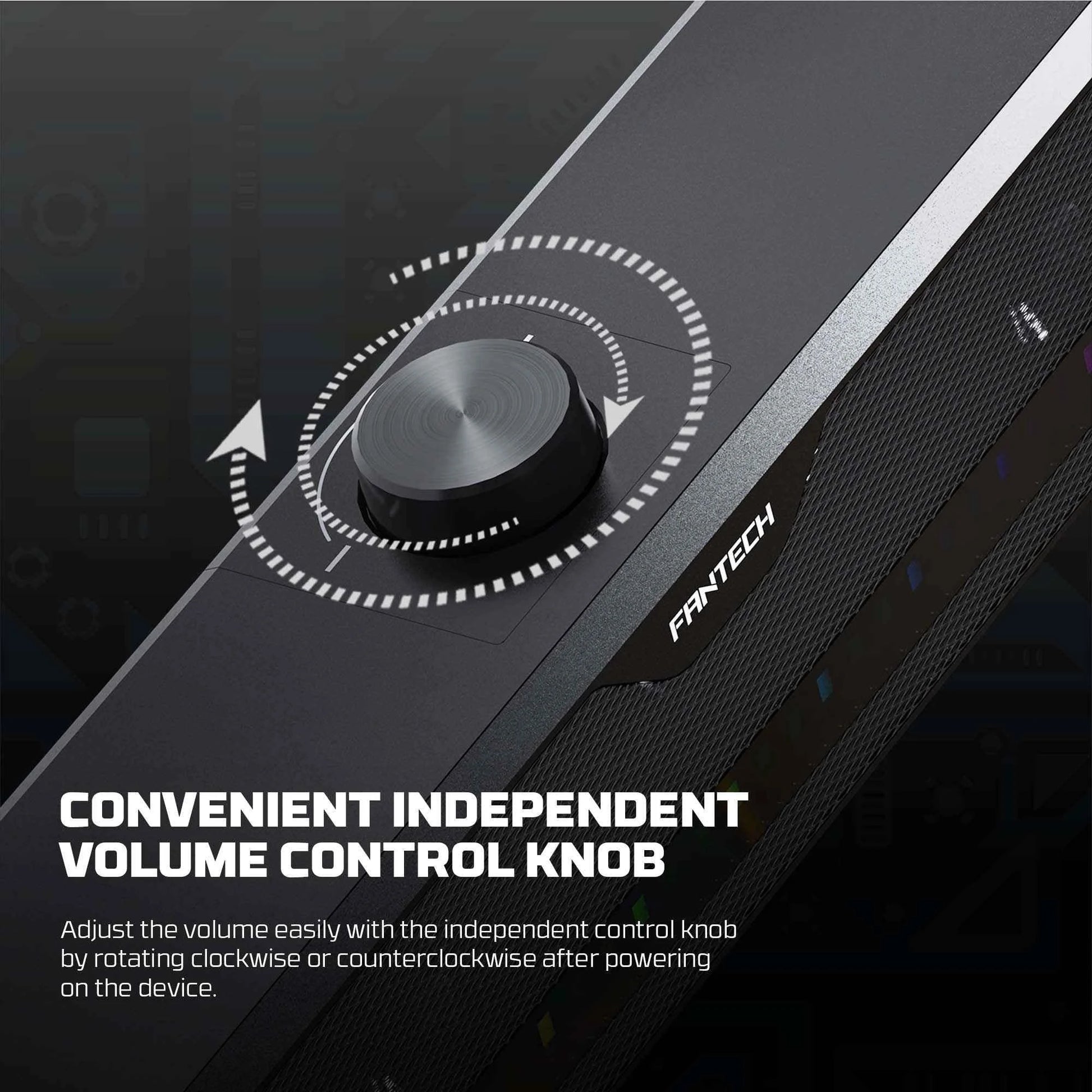 Fantech gs303 gaming speaker with dual mode rgb lighting - audio | speakers
