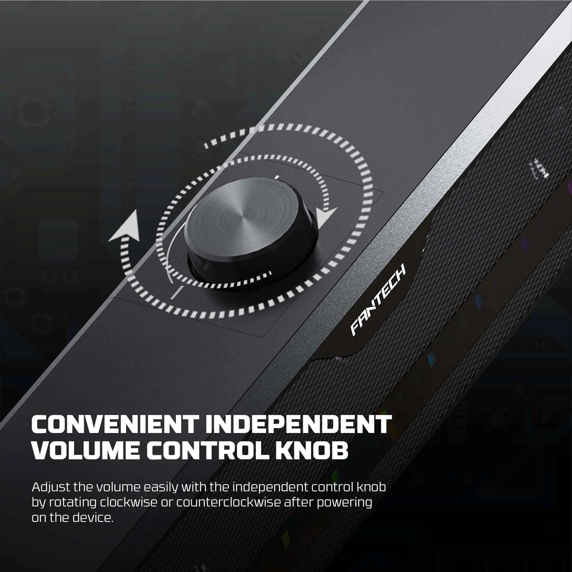 Fantech gs303 gaming speaker with dual mode rgb lighting - audio | speakers