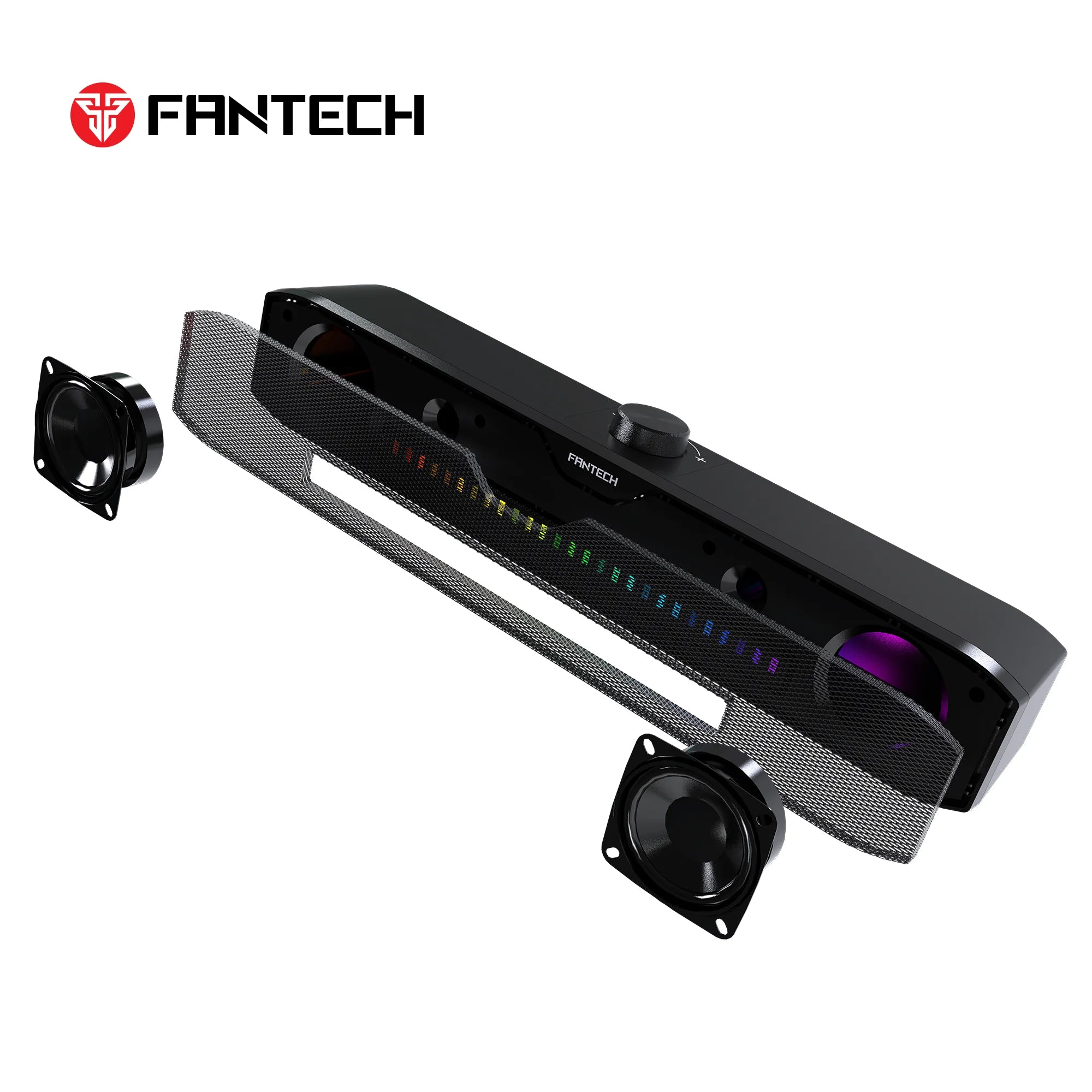 Fantech gs303 gaming speaker with dual mode rgb lighting - audio | speakers