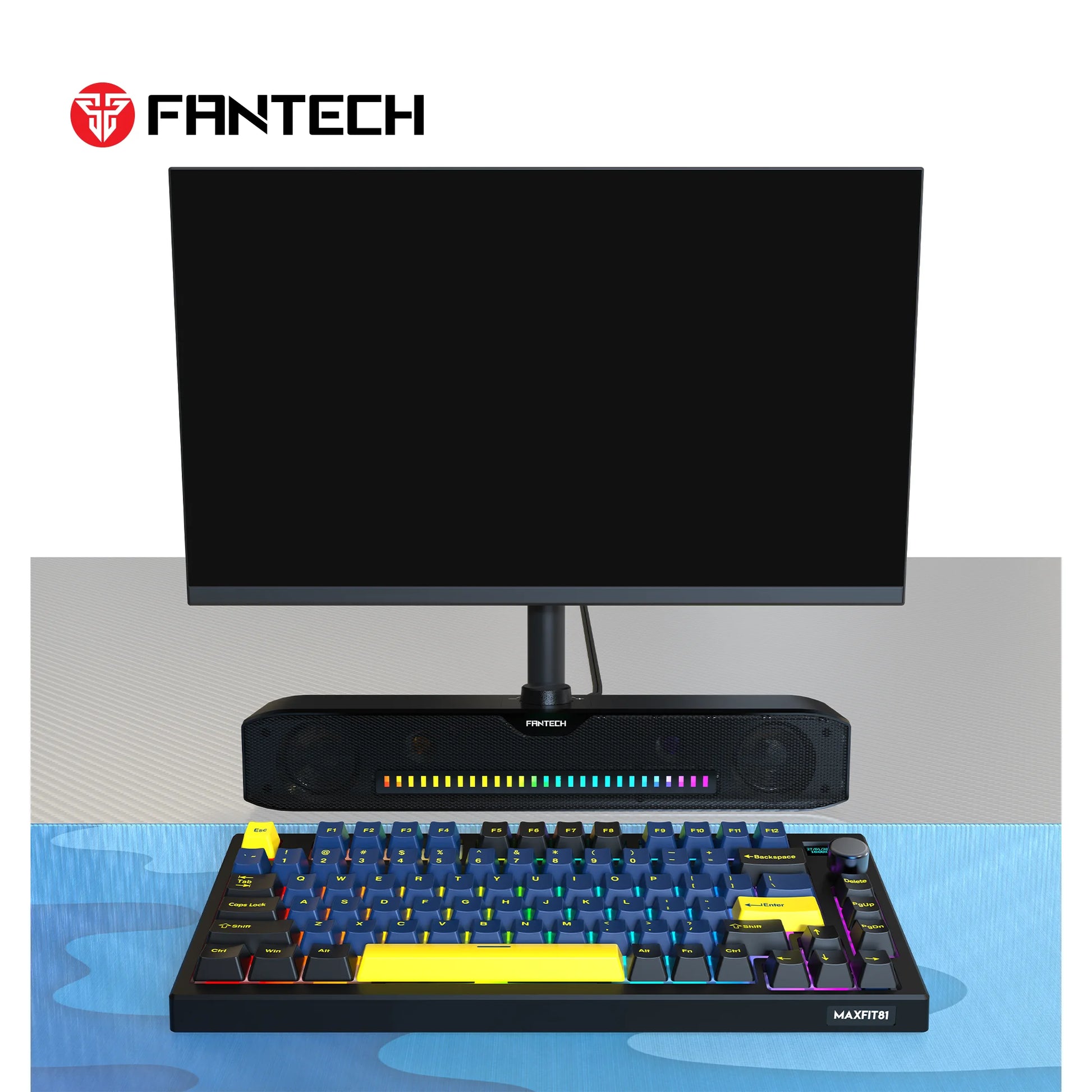 Fantech gs303 gaming speaker with dual mode rgb lighting - audio | speakers