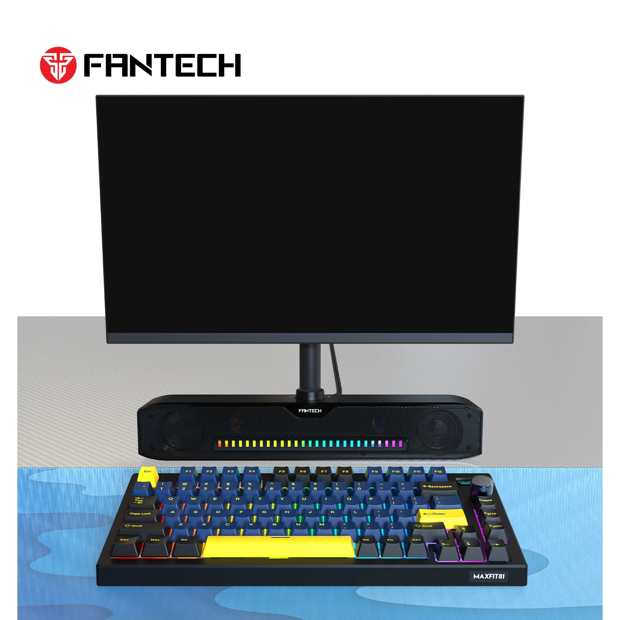 Fantech gs303 gaming speaker with dual mode rgb lighting - audio | speakers
