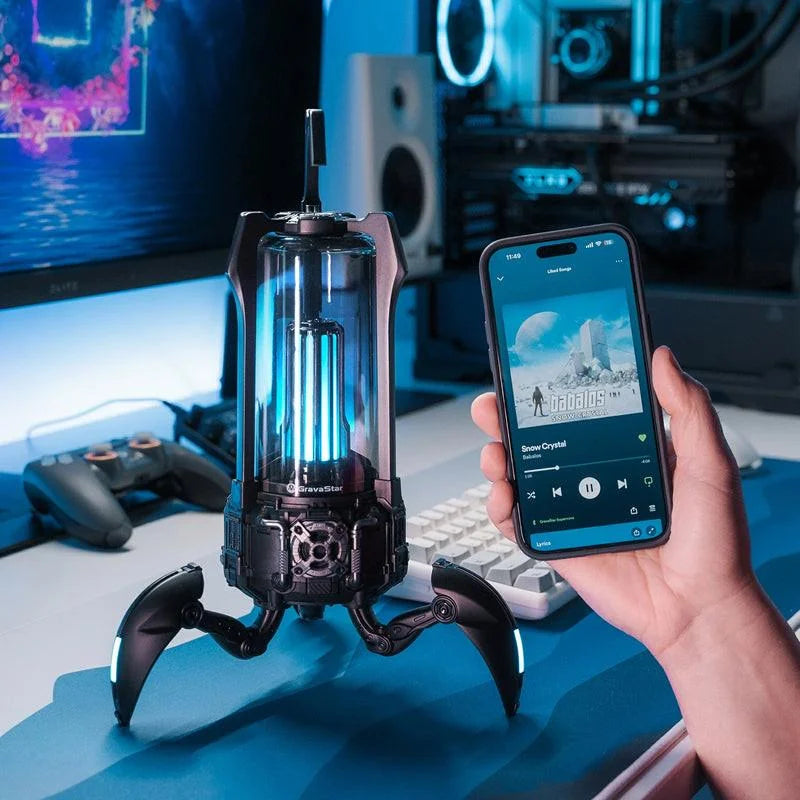 Gravastar supernova bluetooth speaker - matt black - audio | speakers