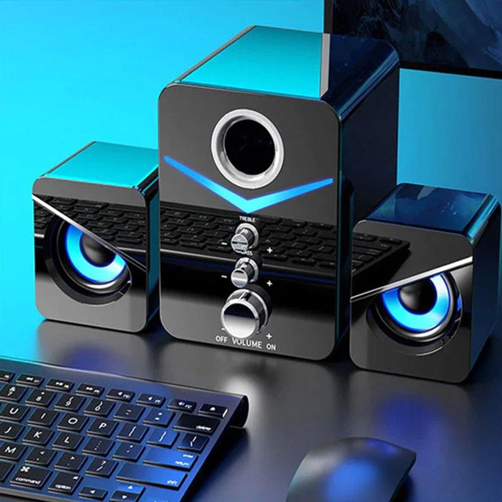 Kisonli u-3100 multimedia speakers - 2.1-channel sound system - audio | speakers