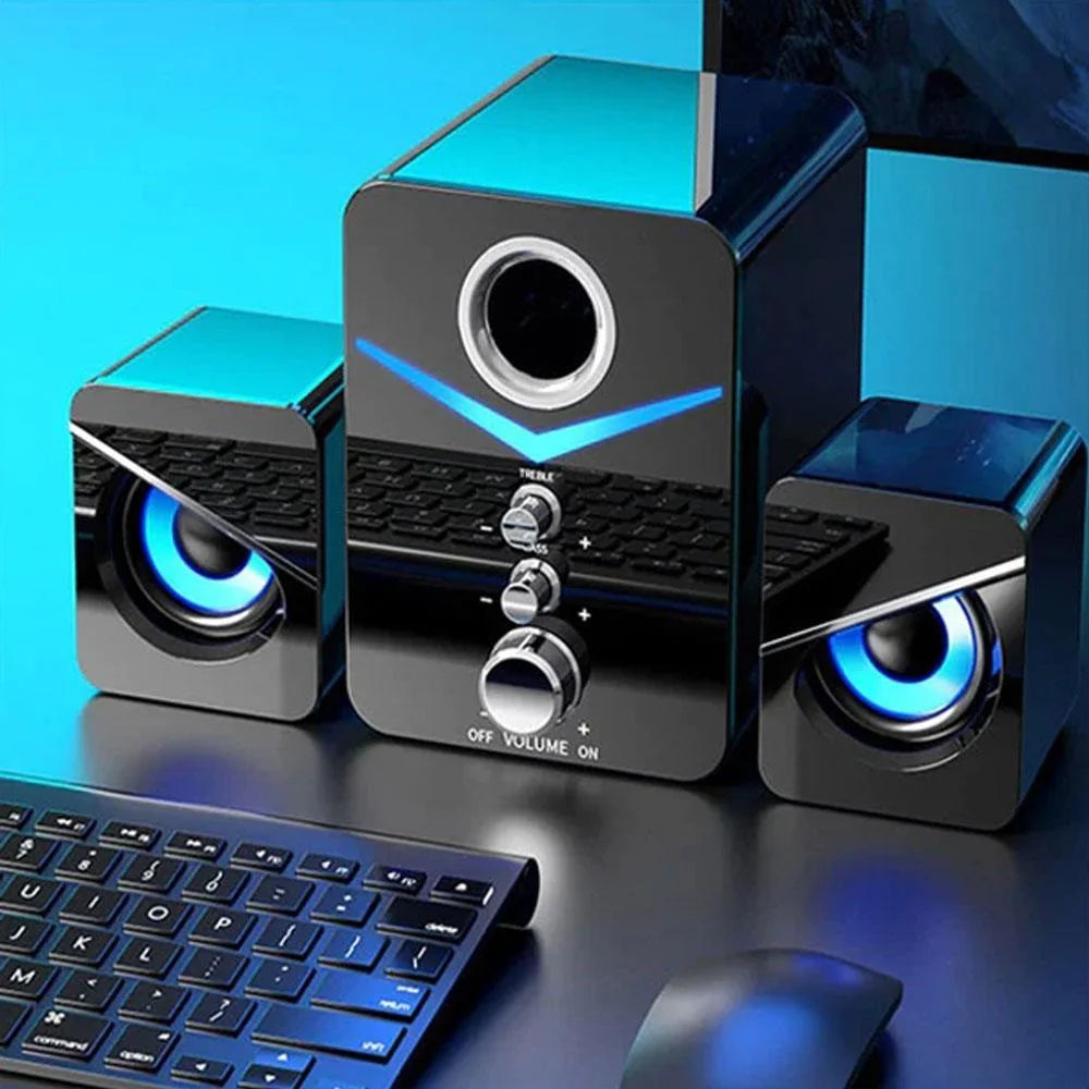 Kisonli u-3100 multimedia speakers - 2.1-channel sound system - audio | speakers