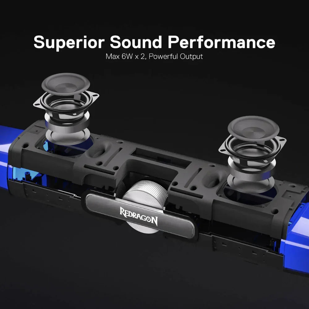 Redragon dora gs512 wireless rgb desktop speakers - headsets