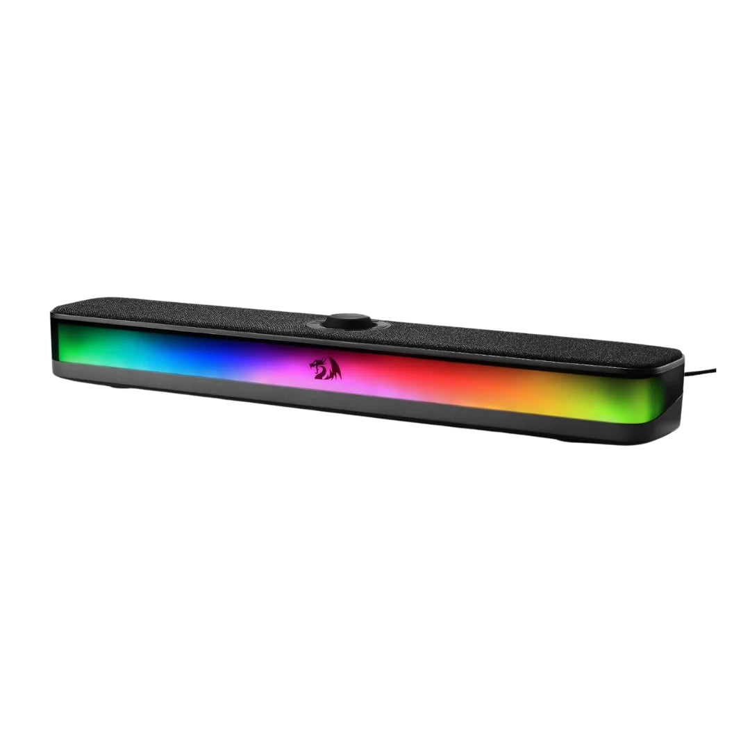 Redragon gs515 rgb soundbar - 2.0 channel stereo computer speakers for enhanced audio experience - audio | speakers