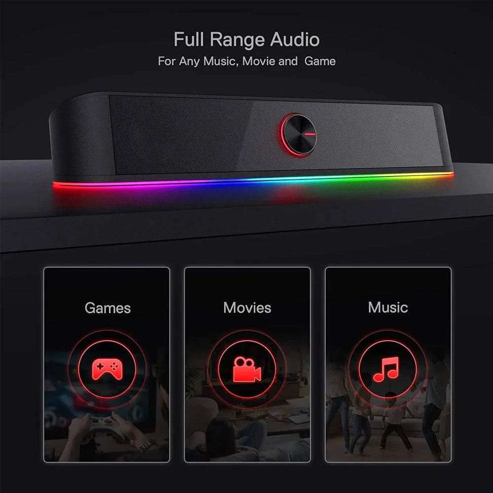 Redragon gs560 adiemus soundbar – premium audio experience for gamers - audio | speakers