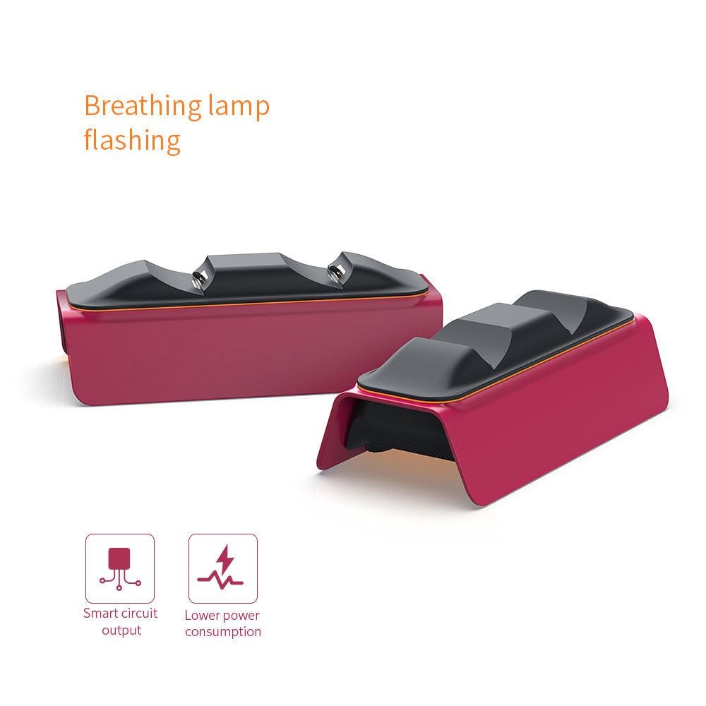 Stardust Red Handle Dual Charger Base Tp5-0521r - Gameonjo