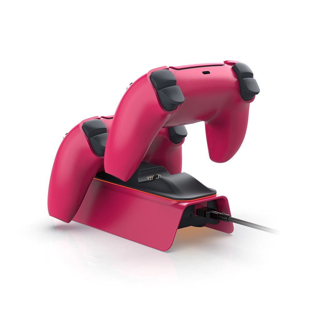 Stardust Red Handle Dual Charger Base Tp5-0521r - Gameonjo