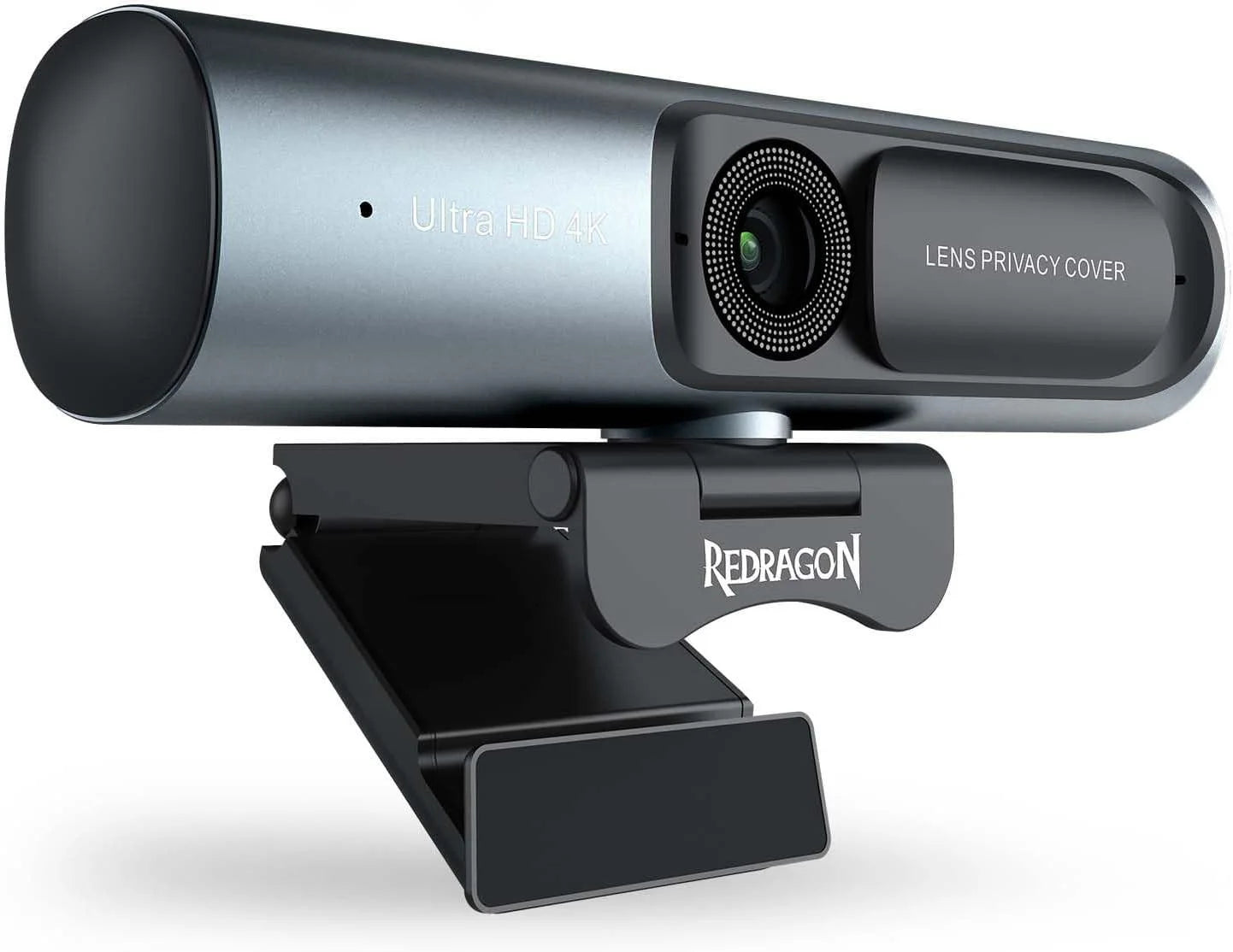 Redragon gw911 4k webcam for pc ultra hd with dual noise-cancelling mic - streaming