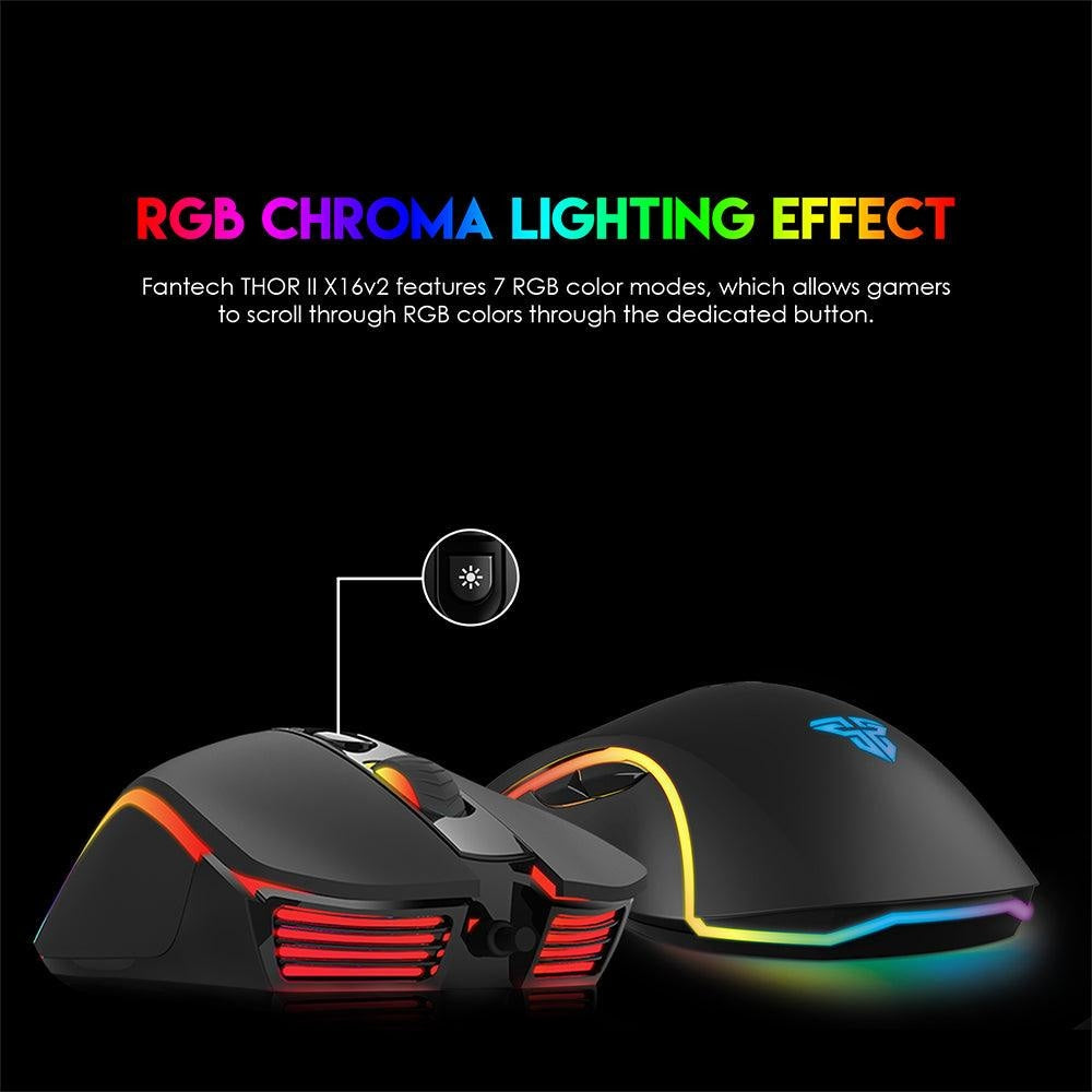 Thor Ii X16 V2 Macro Rgb Gaming Mouse - Gameonjo