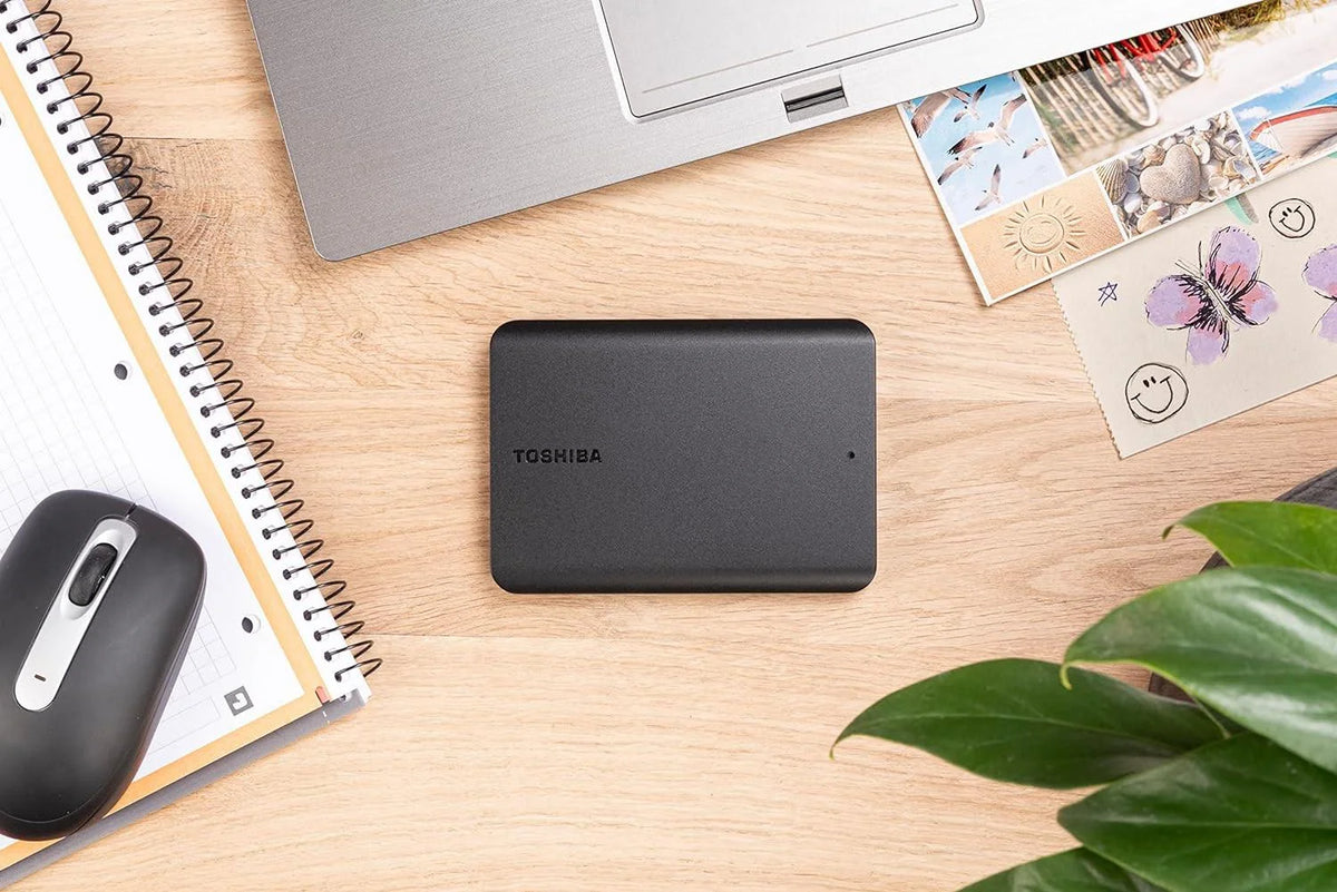 Toshiba canvio basics portable hard drive 1tb/2tb usb 3.0 - black