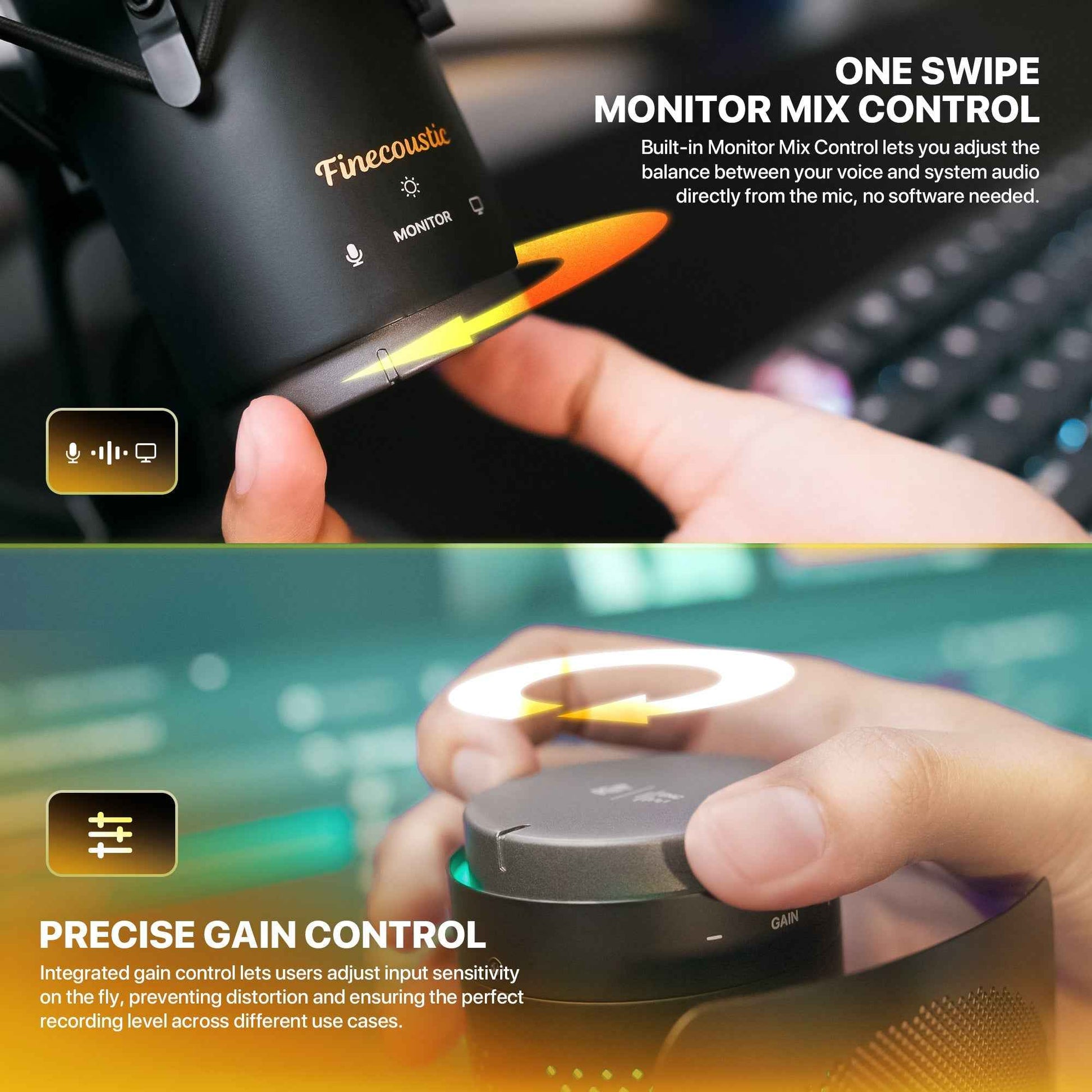 Fantech UFM1 Finecoustic SONARA Condenser Microphone