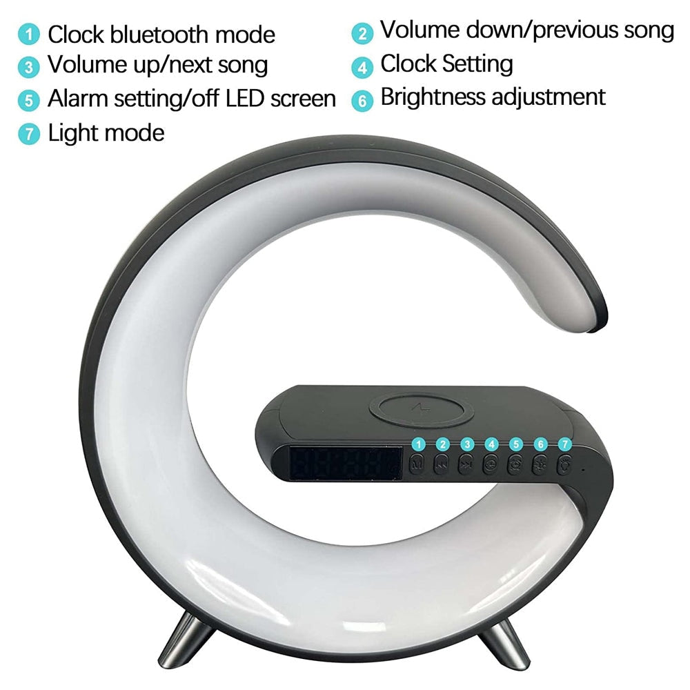 Wake Up Light Sunrise Alarm Clock Wake Up Light with Wireless Speaker Bt-3401 - Gameonjo