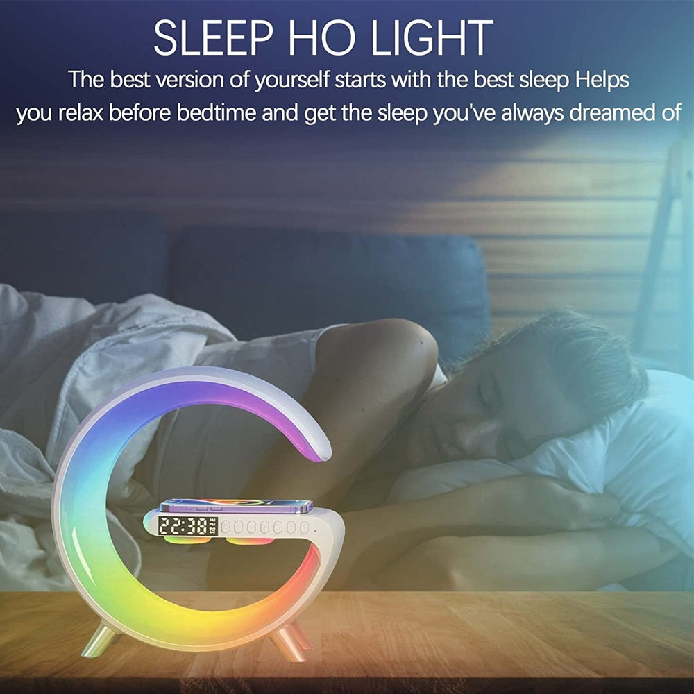 Wake Up Light Sunrise Alarm Clock Wake Up Light with Wireless Speaker Bt-3401 - Gameonjo