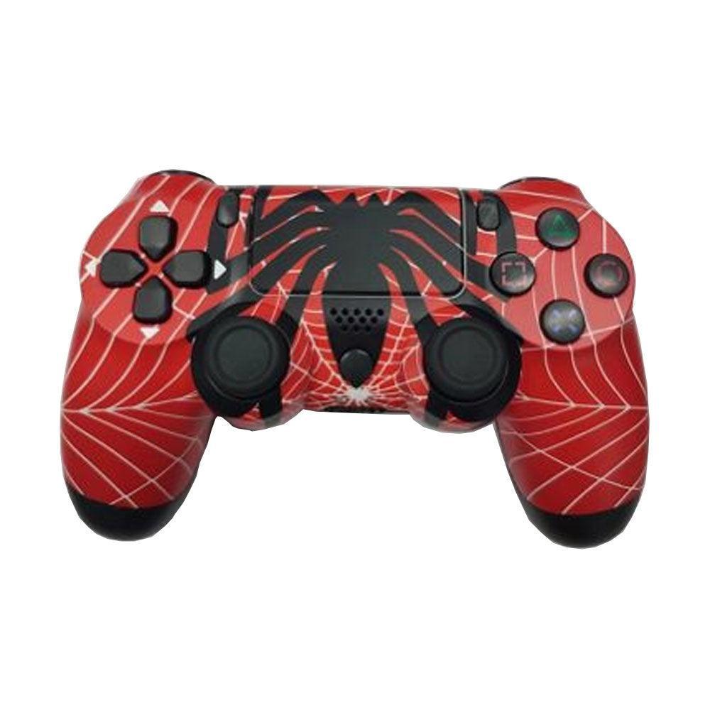 Wireless Bt Gamepad for Ps4 Controller Black Spider - Gameonjo - Video Games and PC Gaming Store in Jordan