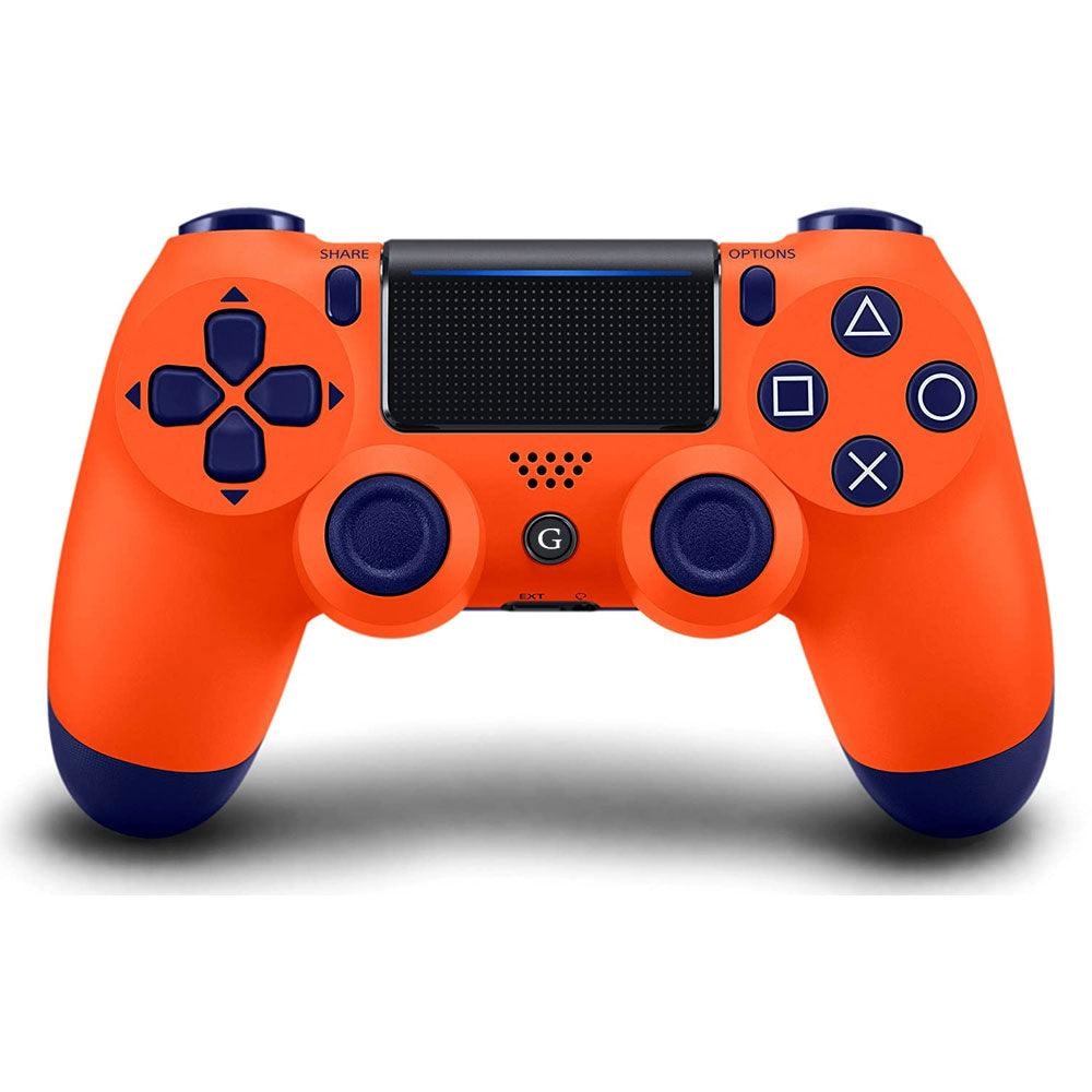 Wireless Bt Gamepad for Ps4 Controller Solid Orange - Gameonjo