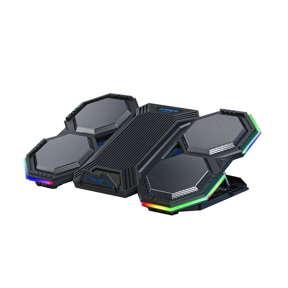 X-race Notebook Radiator Air Cooler Laptop Stand 6 Fans - Gameonjo