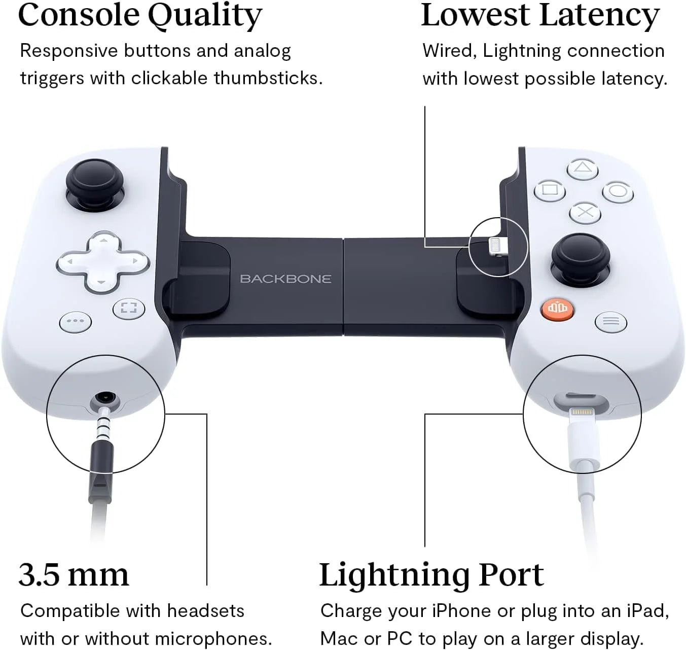 Backbone for iphone - playstation headsets & accessories