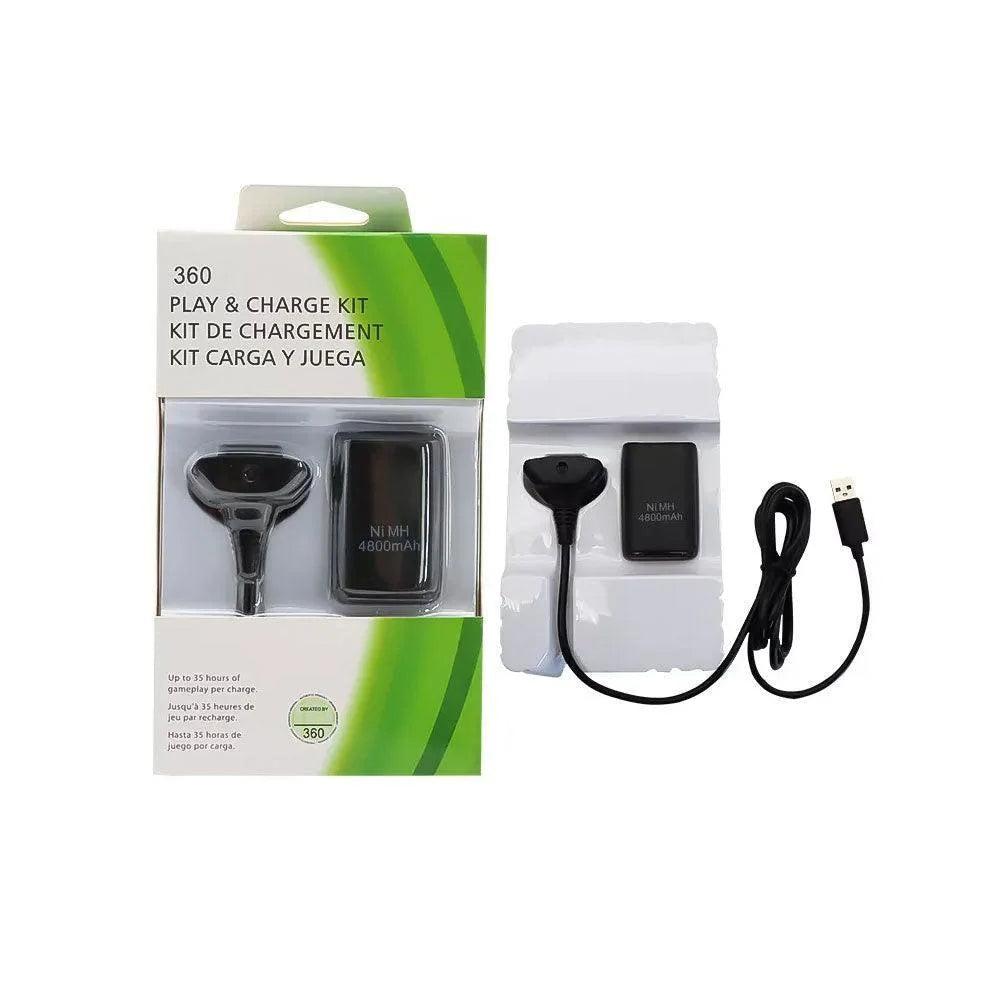Charging kit for xbox 360 4800mah - console | xbox essentials