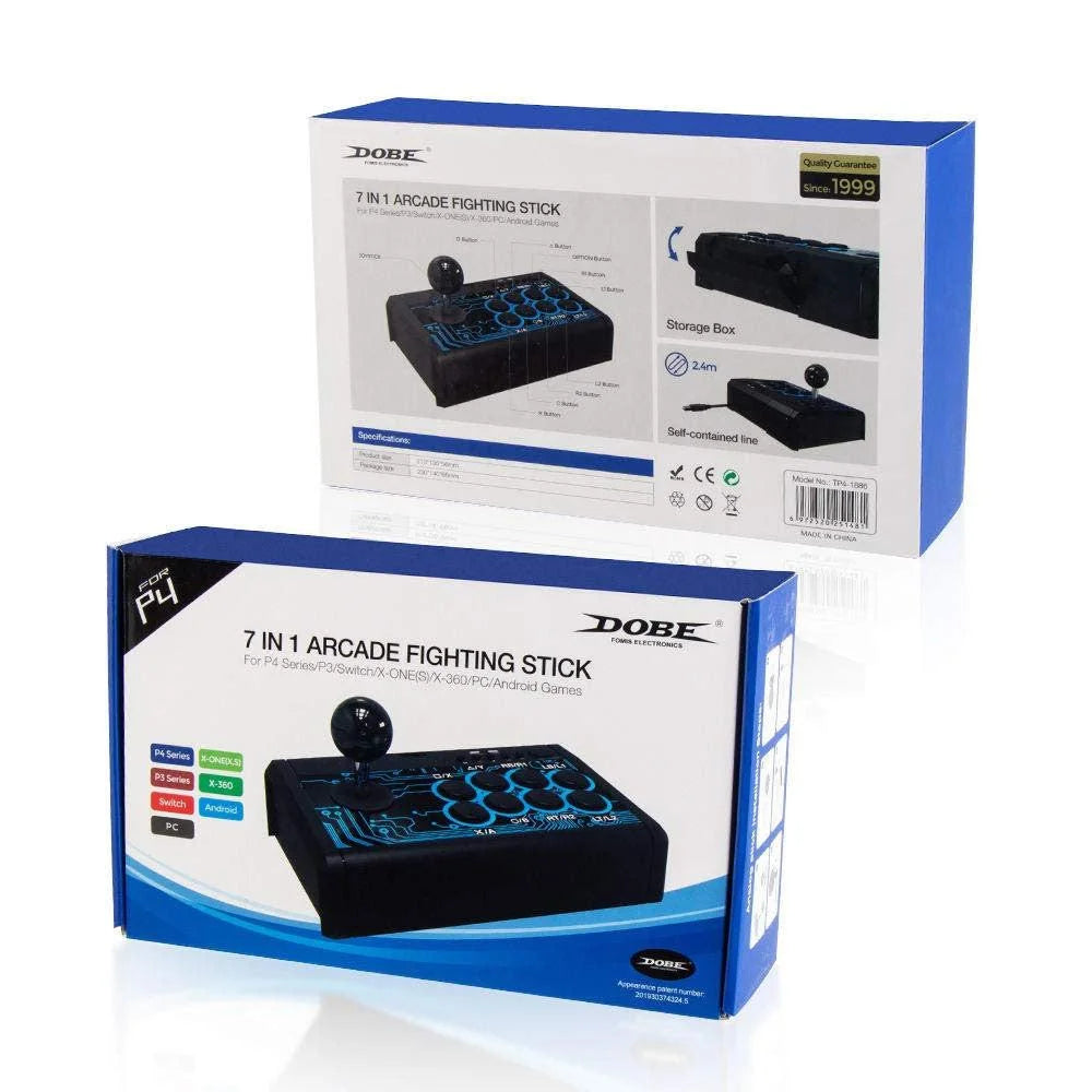 Dobe tp4-1886 retro arcade 7 in 1 – ultimate gaming experience