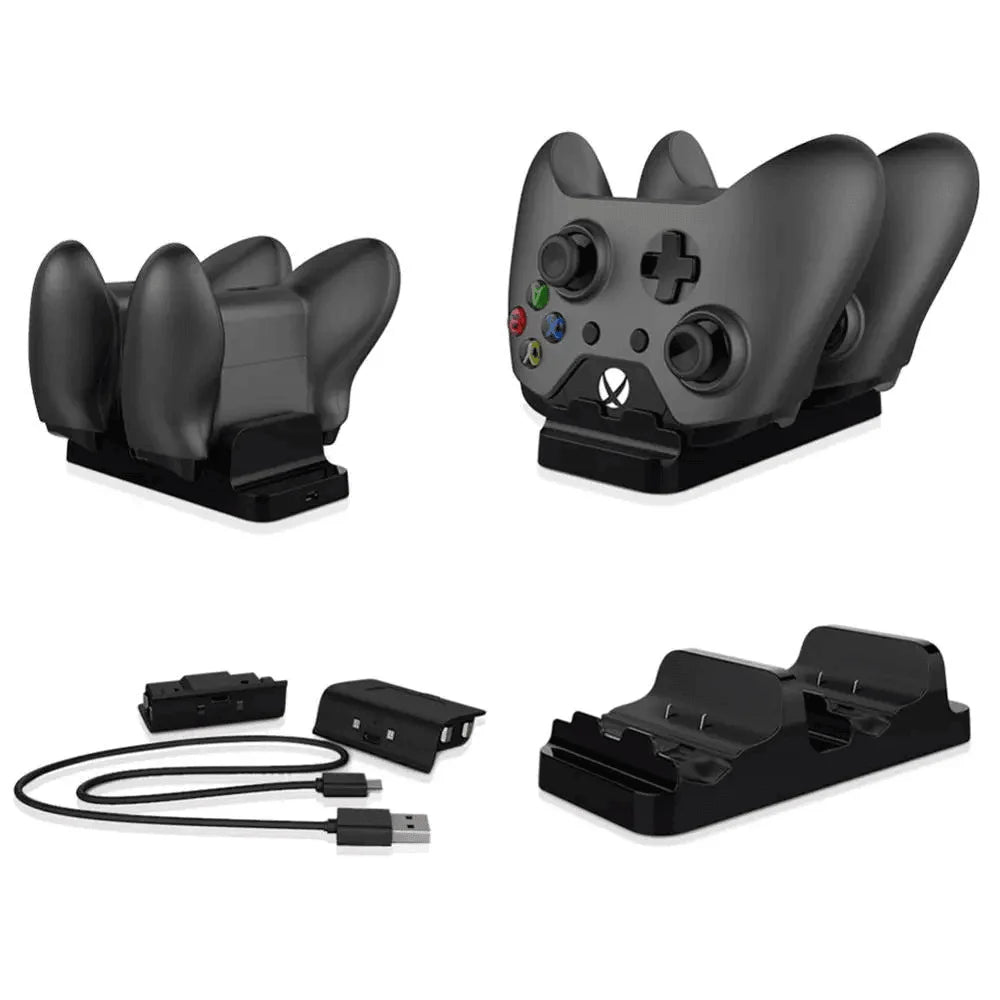Dobe xboxone(s) controller dual charging dock tyx-532s - console | xbox essentials