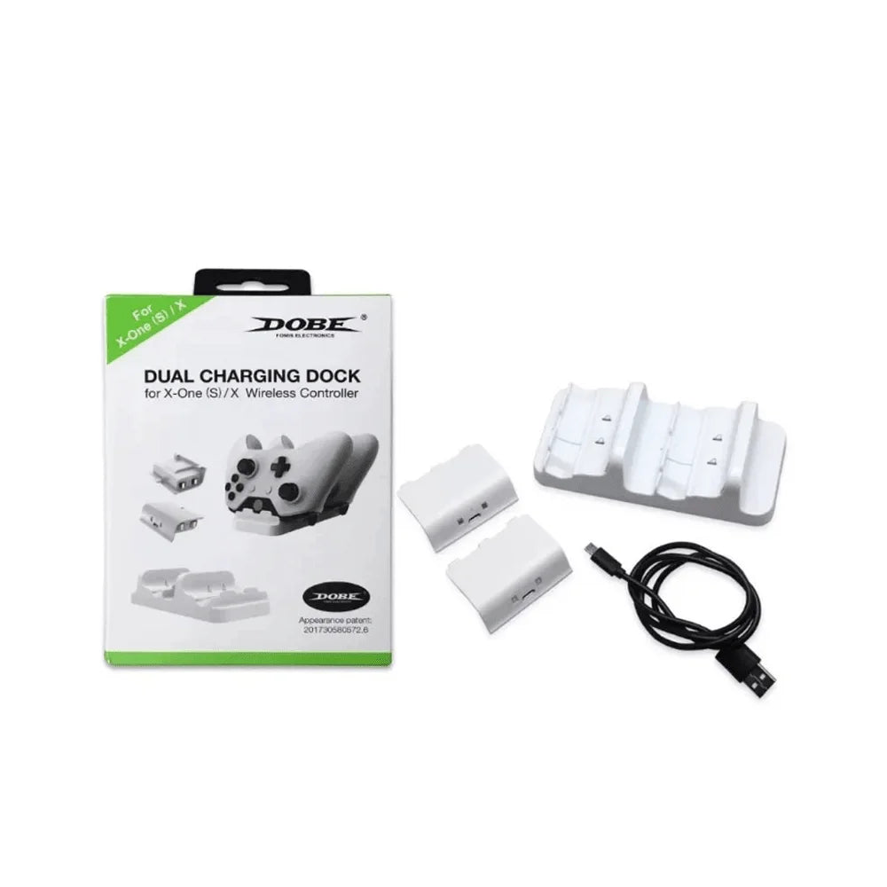 Dobe xboxone(s) controller dual charging dock tyx-532s - console | xbox essentials