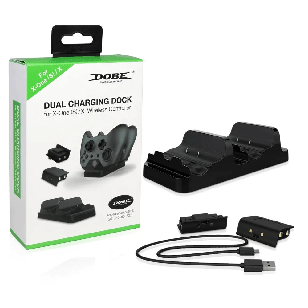 Dobe xboxone(s) controller dual charging dock tyx-532s - console | xbox essentials