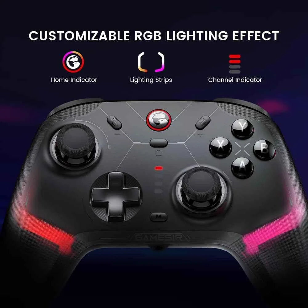 Gamesir cyclone 2 controller - wireless gaming experience with 1000hz polling rate and tmr joysticks - console