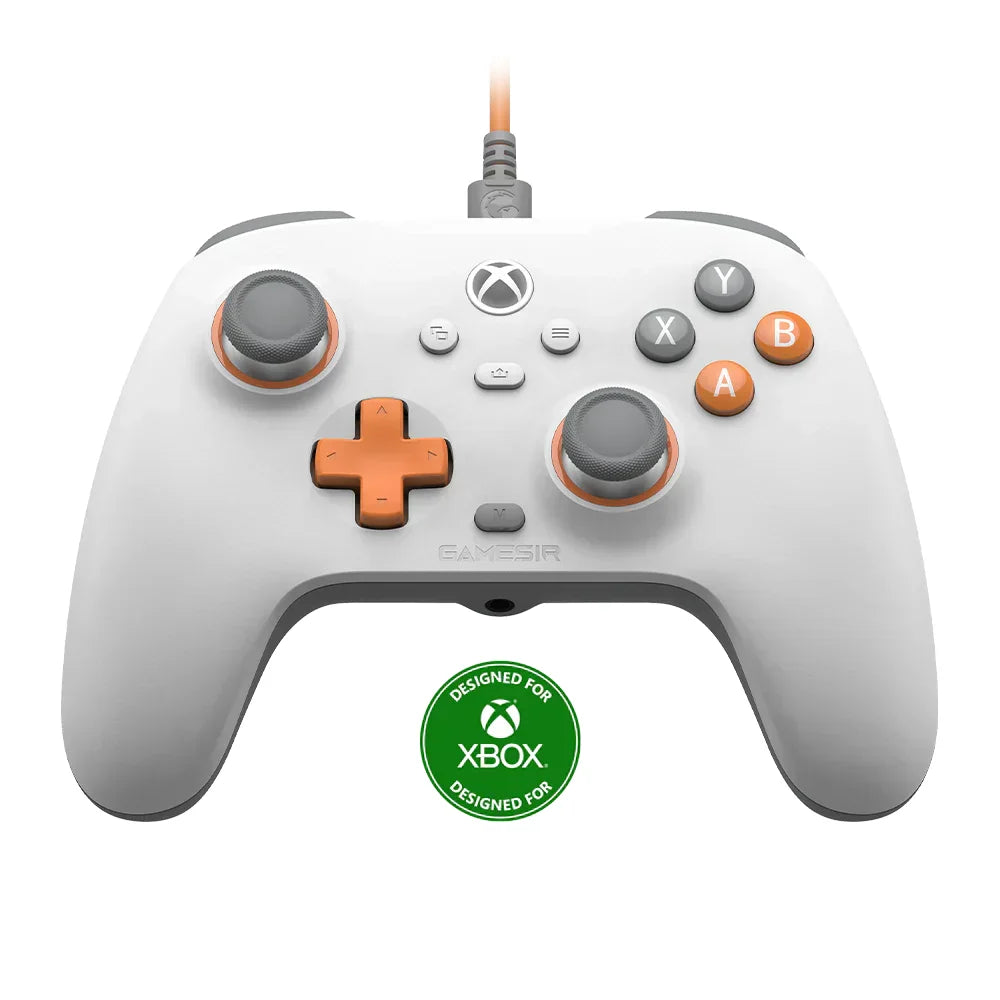 Gamesir t7 xbox wired controller - creamsicle white - xbox controllers