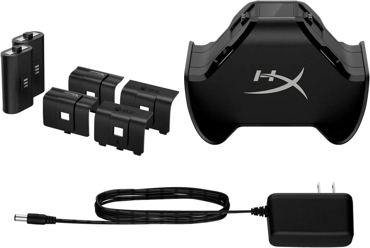 Hyperx chargeplay duo - charging station for xbox series x|s and xbox one wireless controllers - xbox headsets &