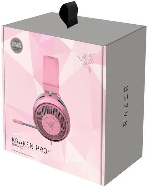 Razer kraken pro v2: lightweight aluminum headband - retractable mic - in-line remote - gaming headset works with pc