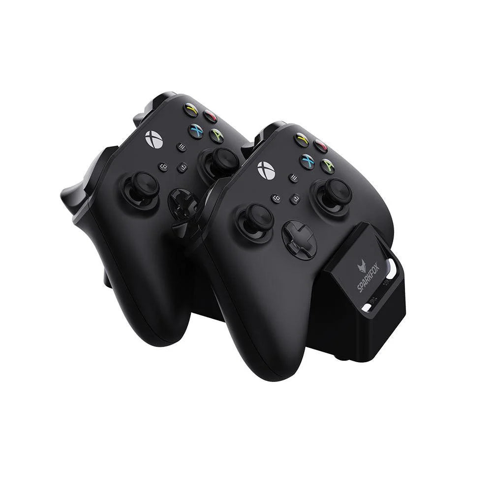 Sparkfox dual charger - ultimate charging station for your devices - xbox