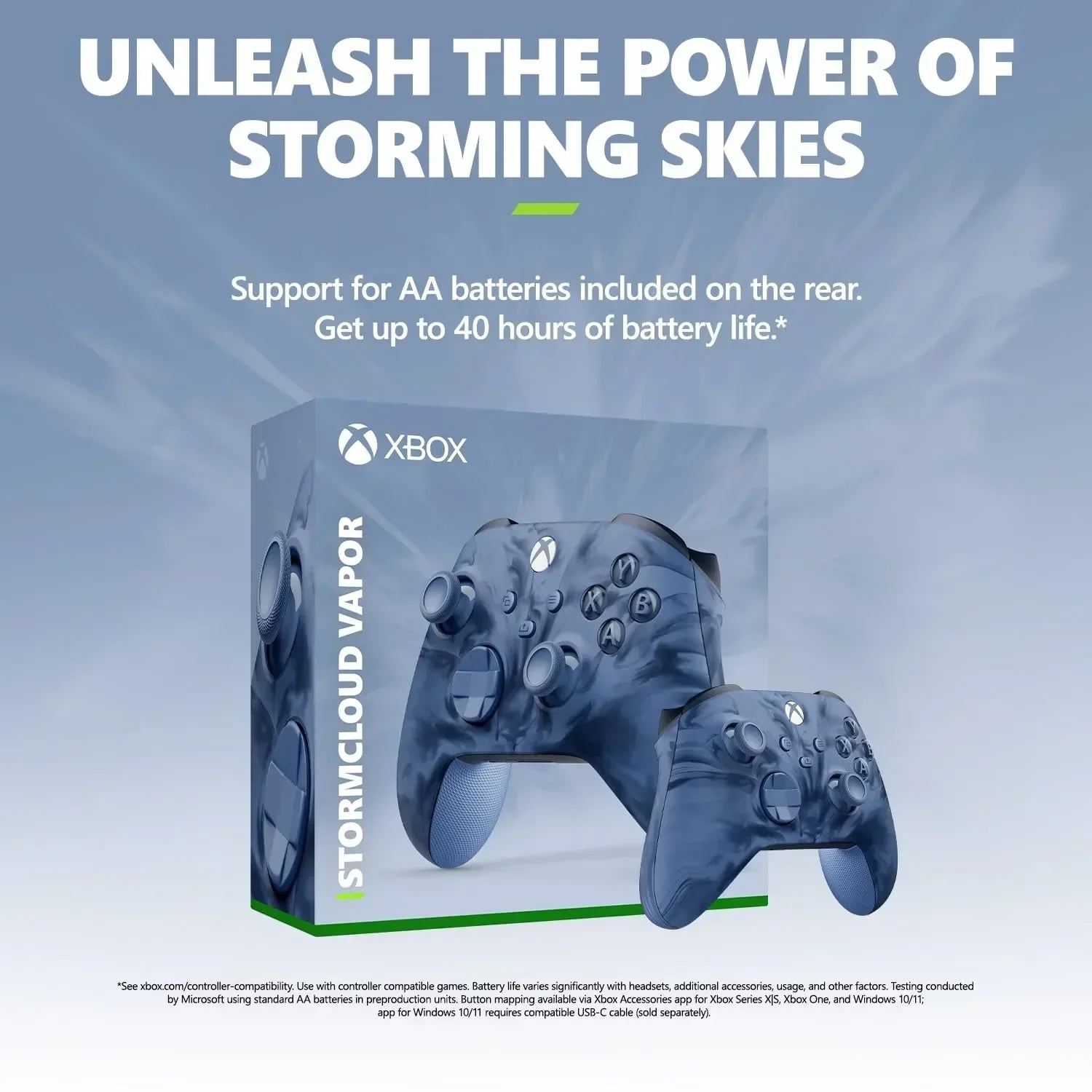 Xbox wireless controller - stormcloud vapor series - xbox controllers
