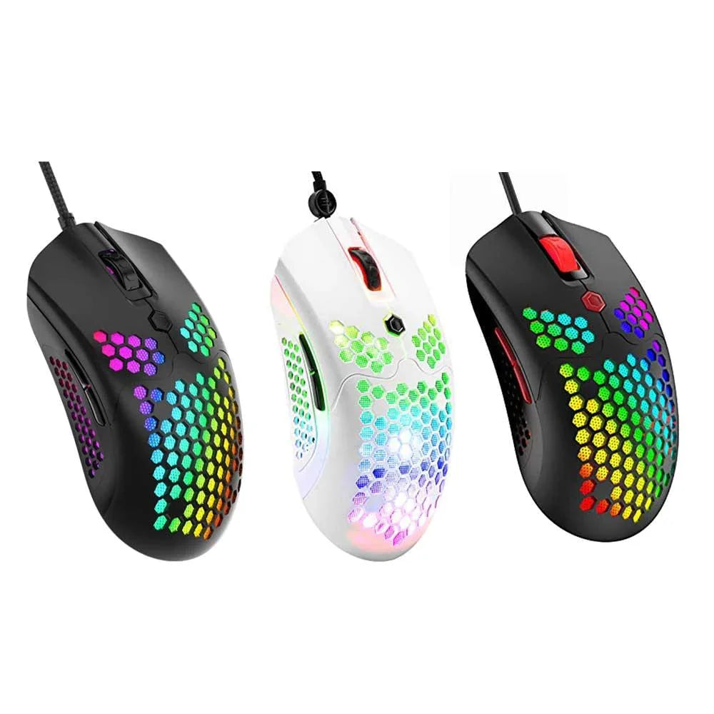 Ziyoulang M5 Rgb Lightweight Wired Gaming Mouse Default Title